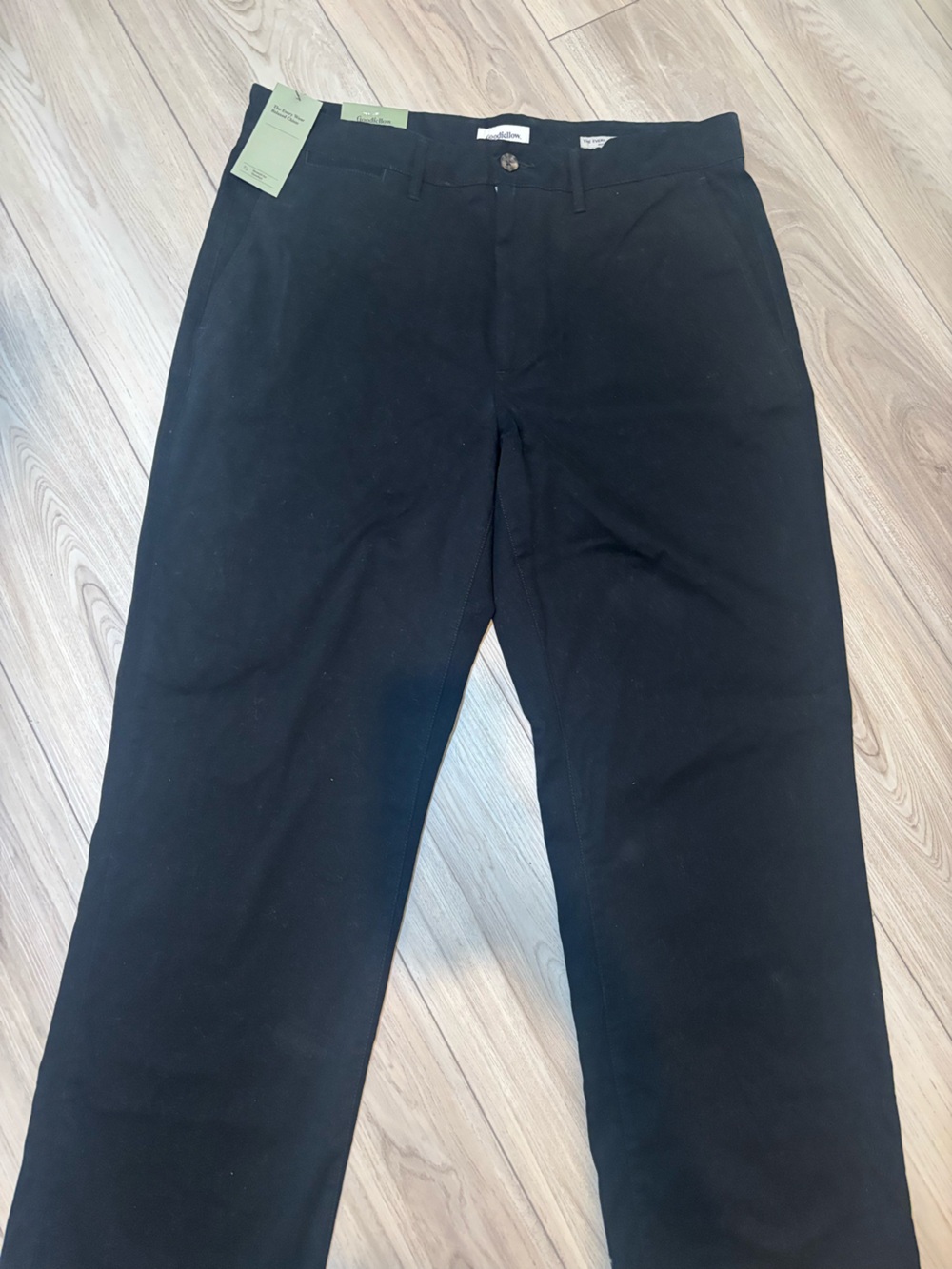 Goodfellow & Co Black Straight Fit Chinos